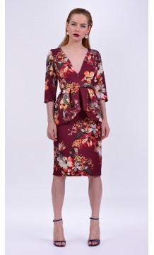 VESTIDO HELA GRANATE