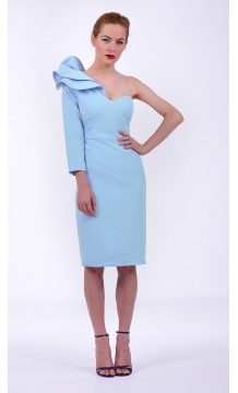 VESTIDO GALA AZUL