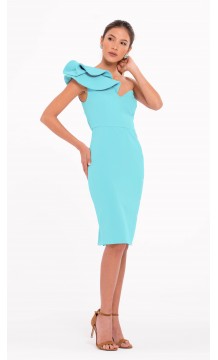 VESTIDO ATENEA TURQUESA